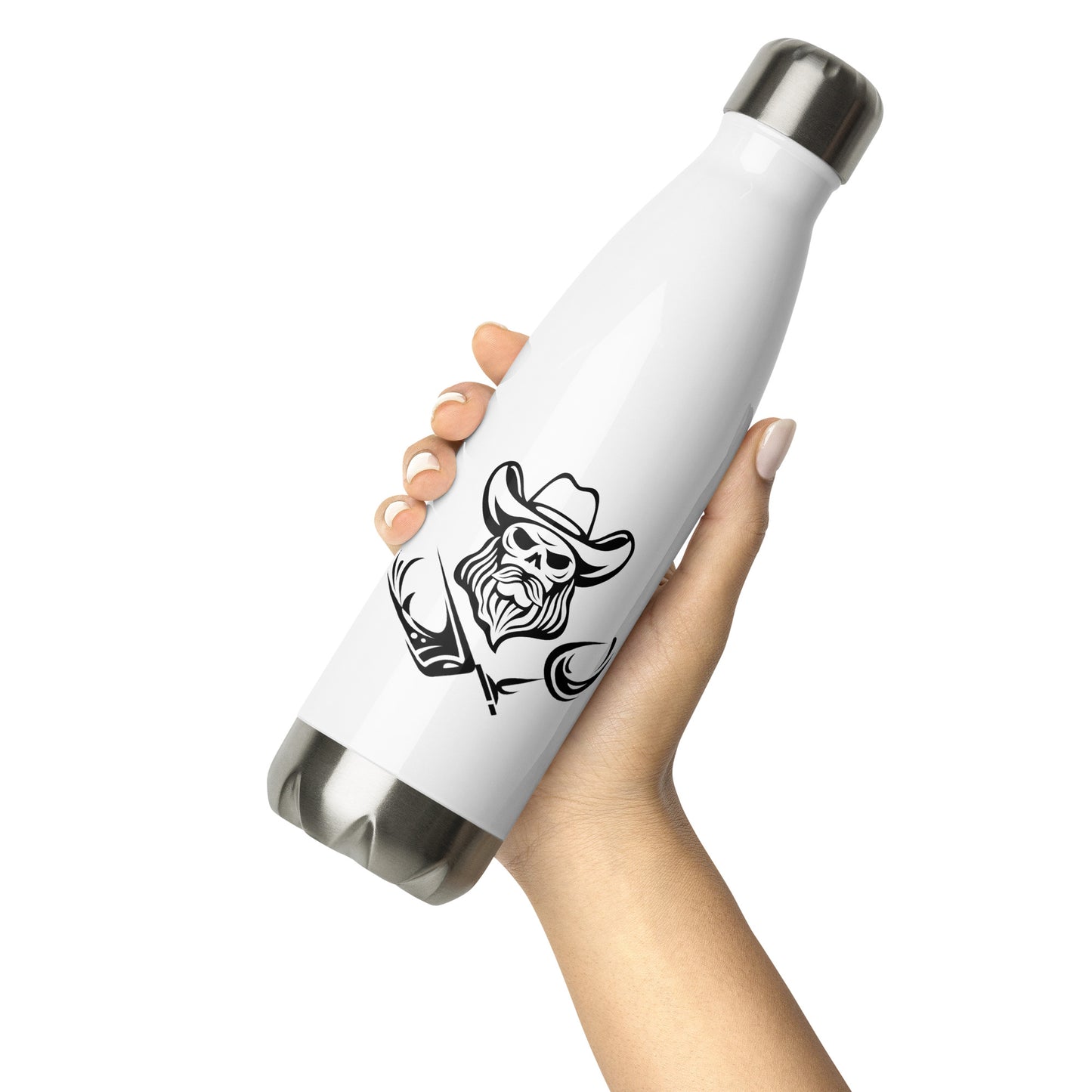 White Stainless Steel Water Bottle