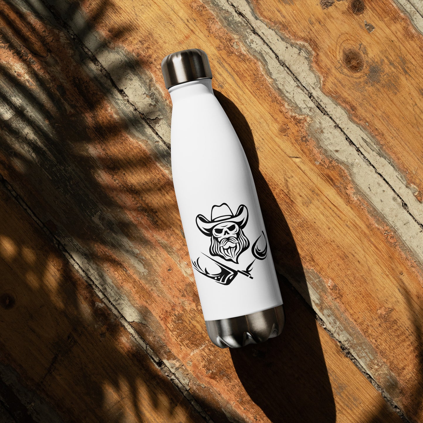 White Stainless Steel Water Bottle