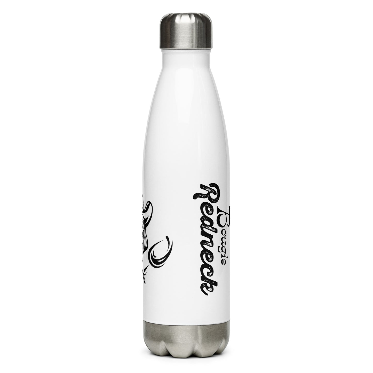 White Stainless Steel Water Bottle