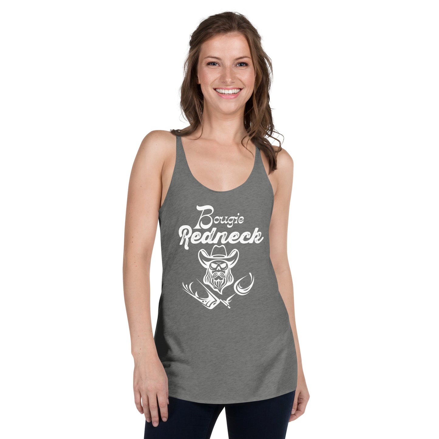 Bougie Redneck Women's Racerback Tank