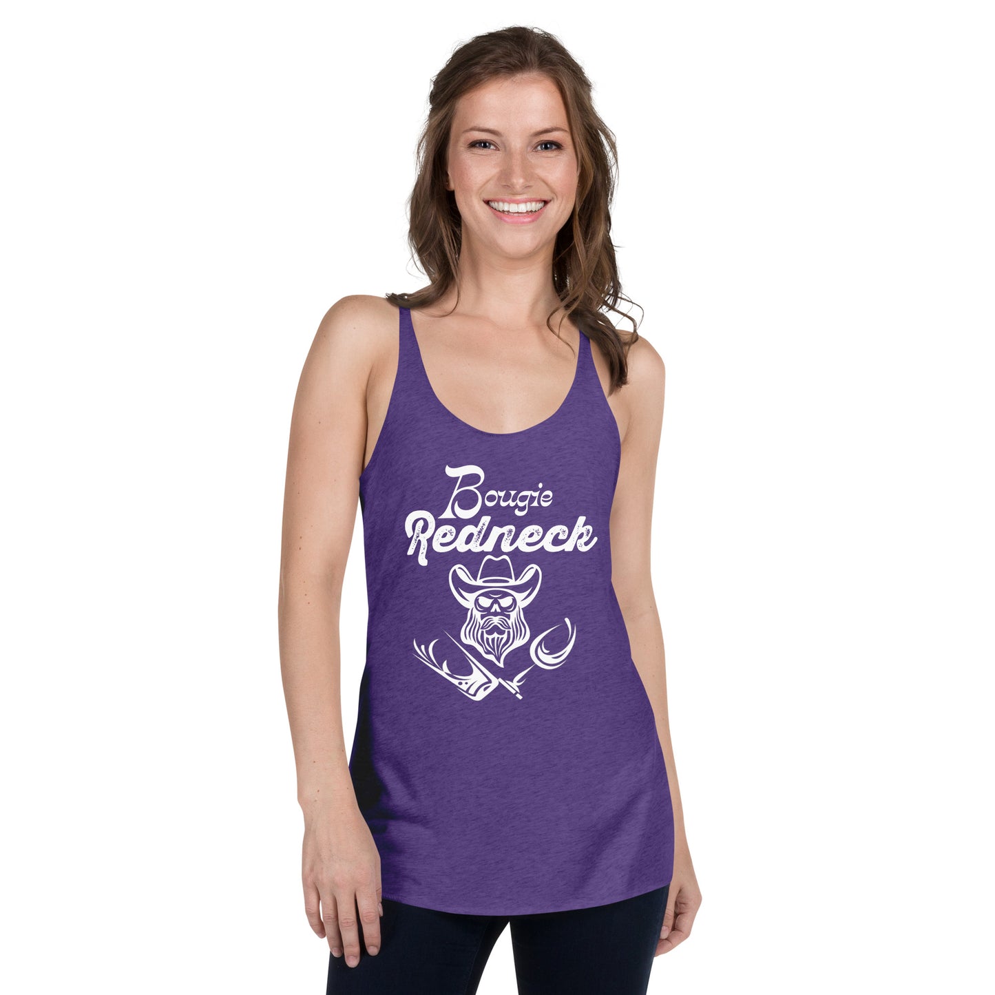 Bougie Redneck Women's Racerback Tank
