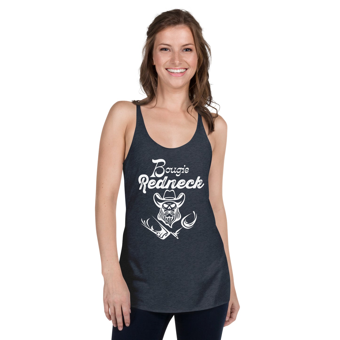 Bougie Redneck Women's Racerback Tank