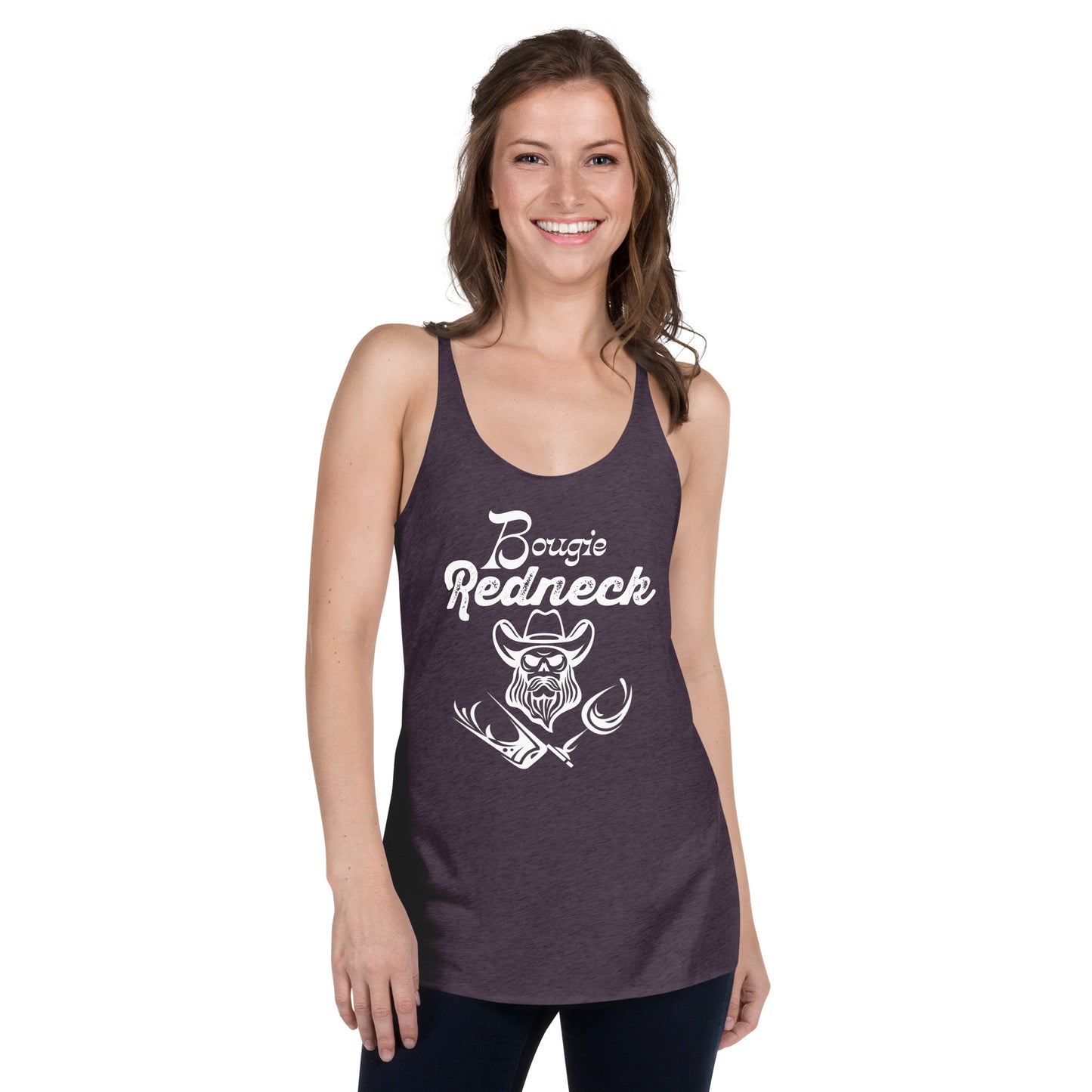 Bougie Redneck Women's Racerback Tank