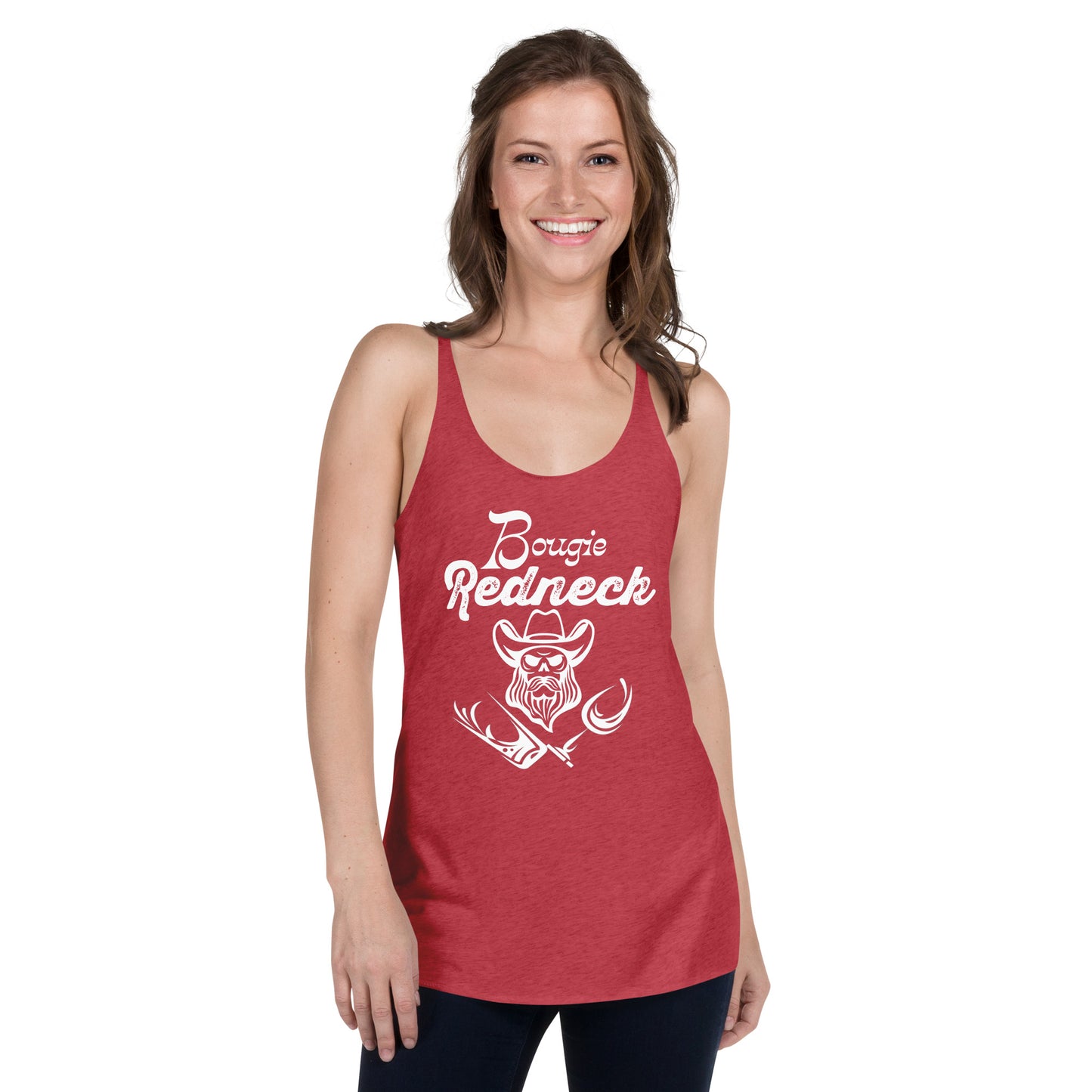 Bougie Redneck Women's Racerback Tank
