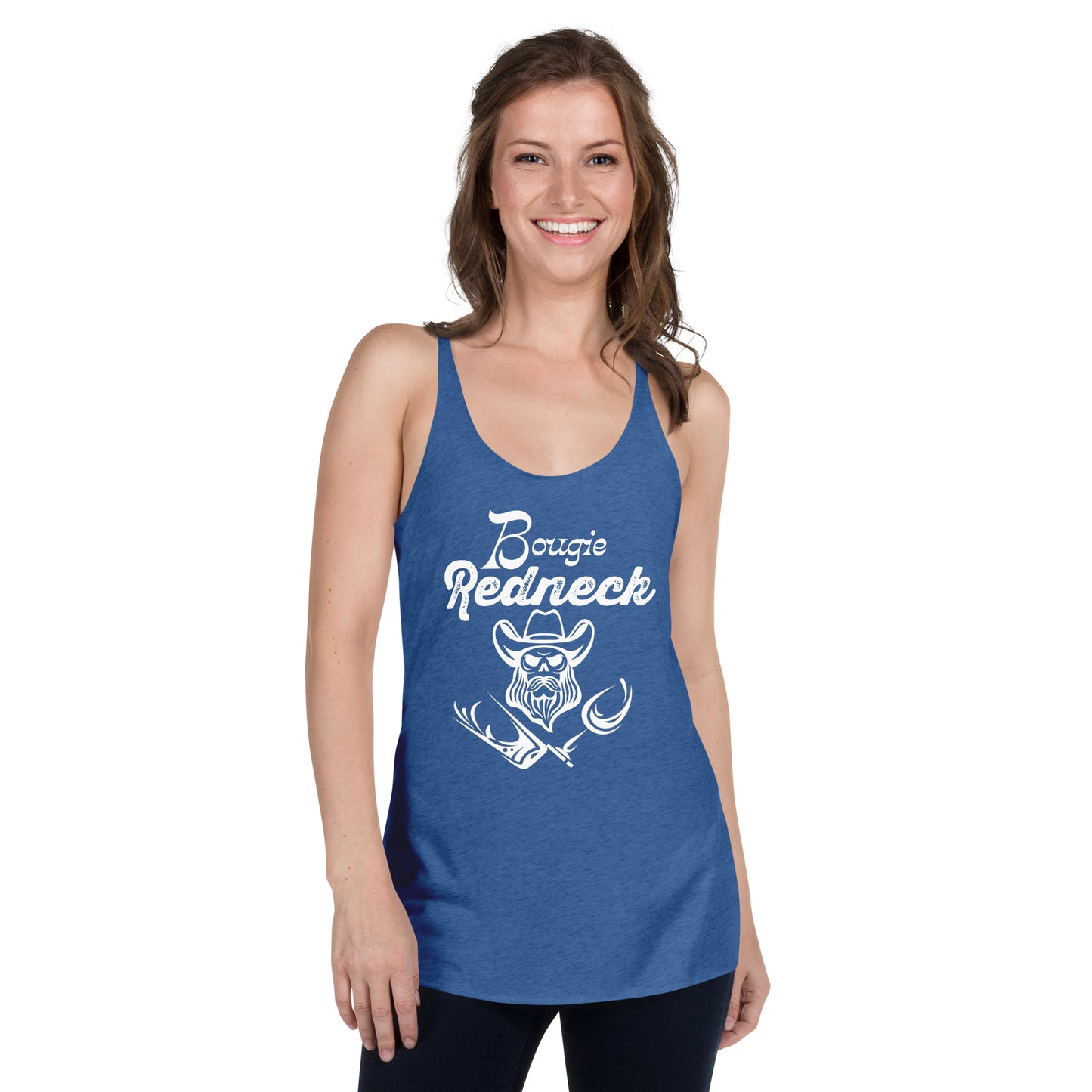 Bougie Redneck Women's Racerback Tank