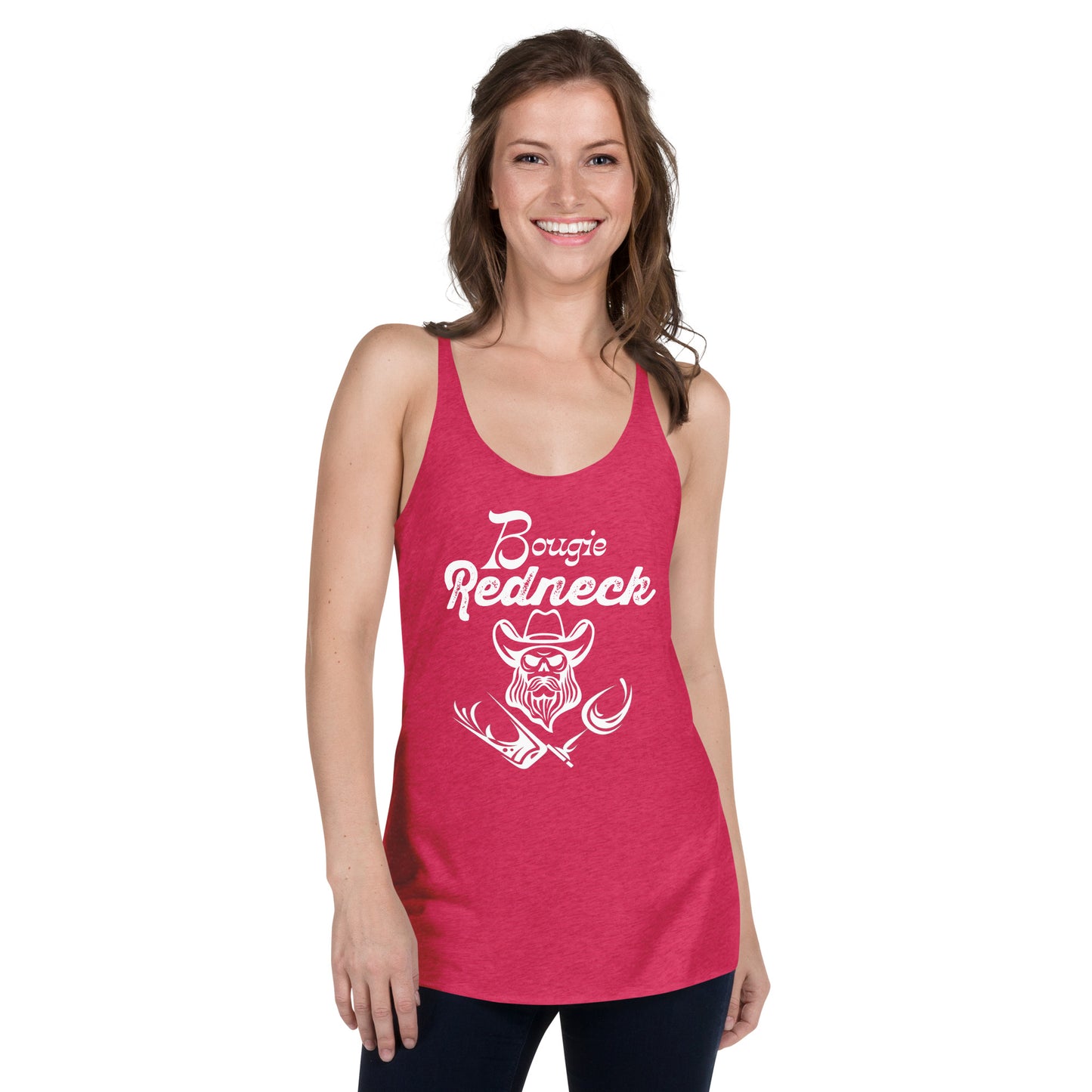 Bougie Redneck Women's Racerback Tank