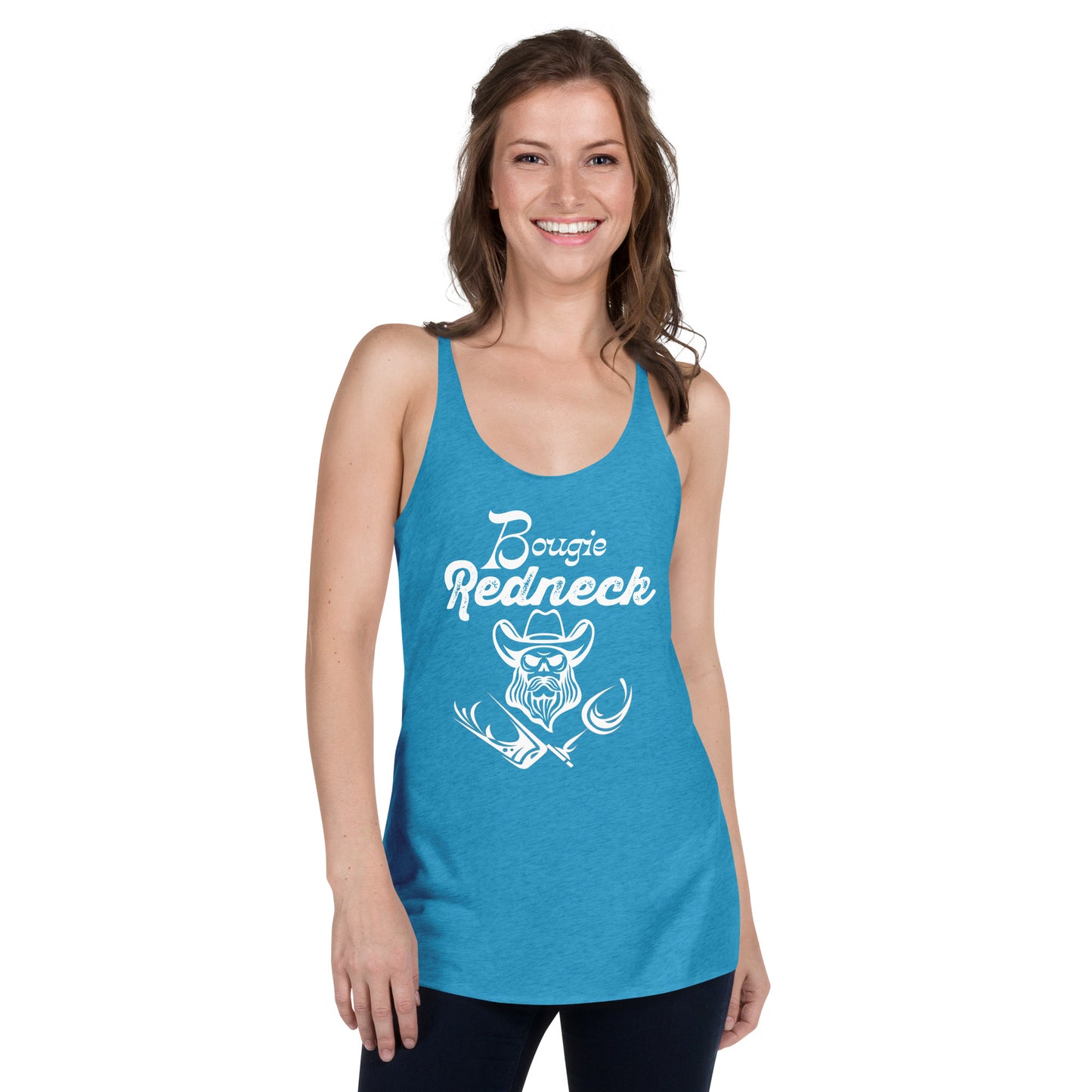 Bougie Redneck Women's Racerback Tank