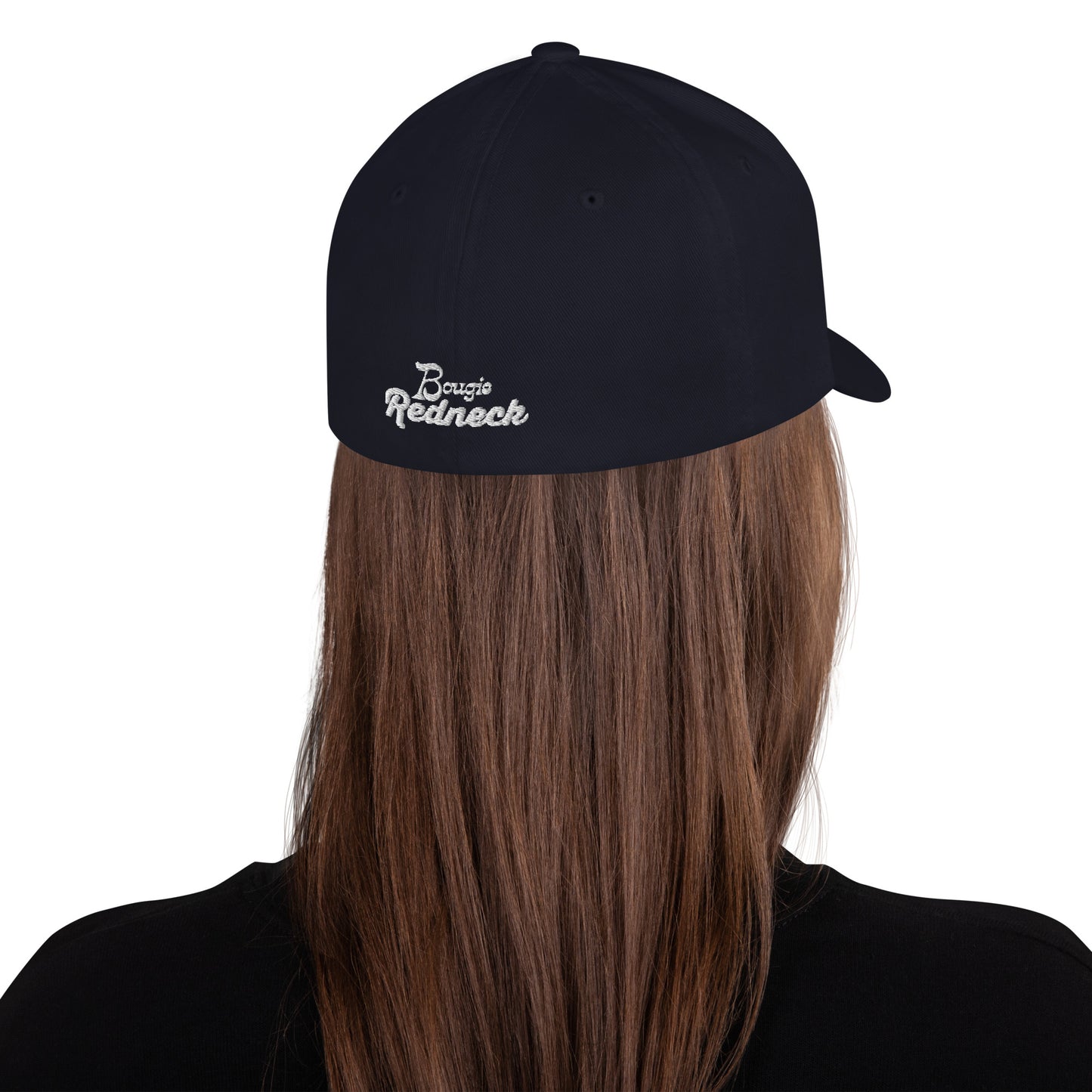 Bougie Flexfit Cap White Logo