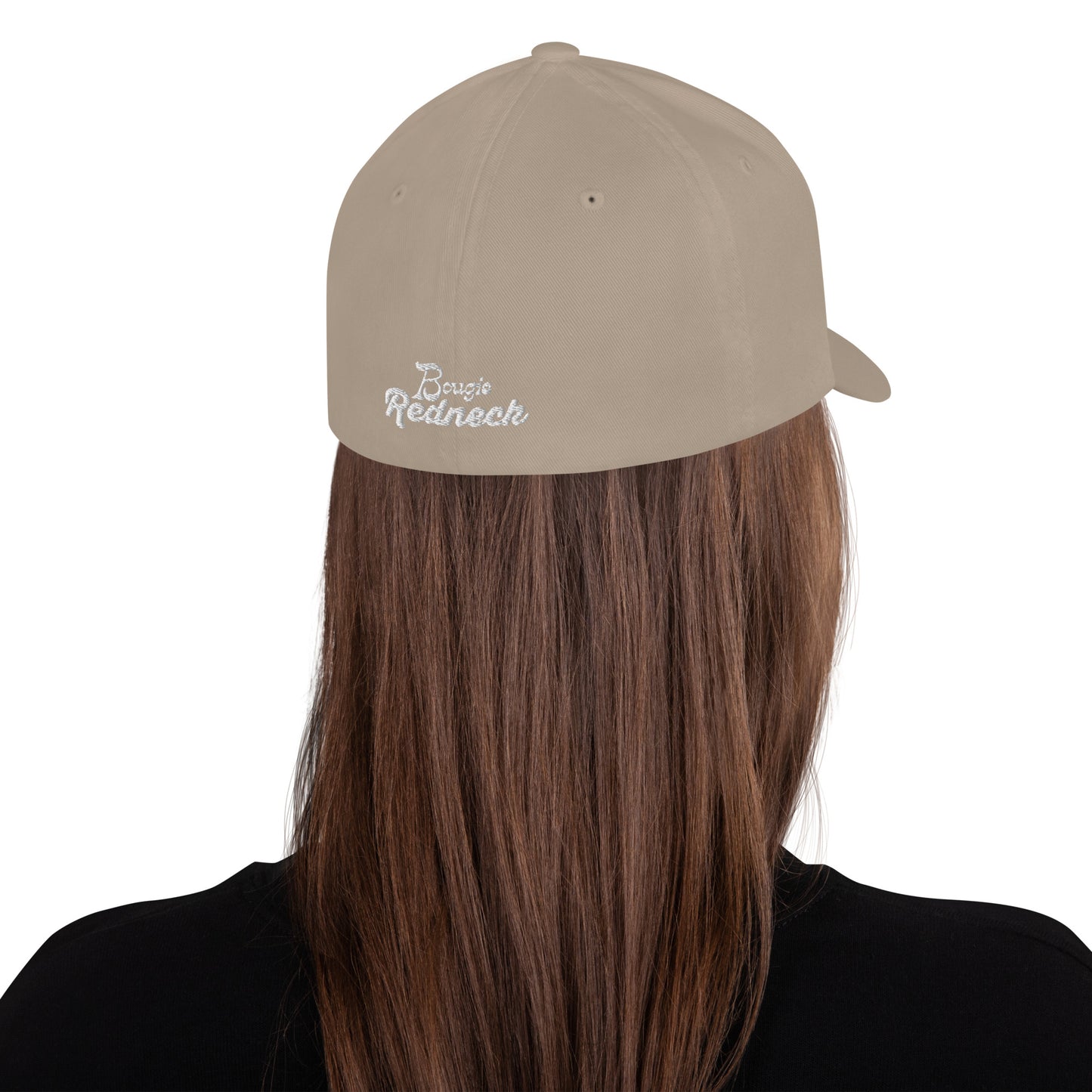 Bougie Flexfit Cap White Logo