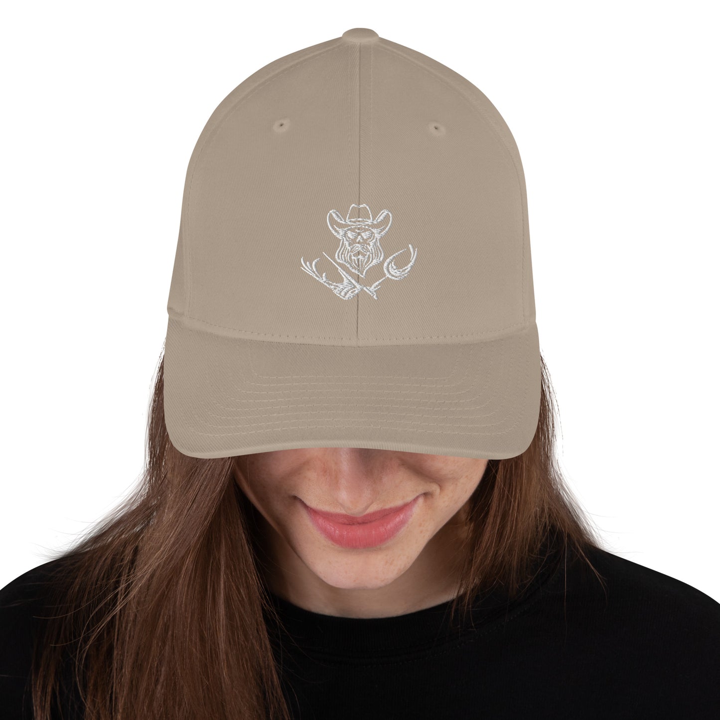 Bougie Flexfit Cap White Logo