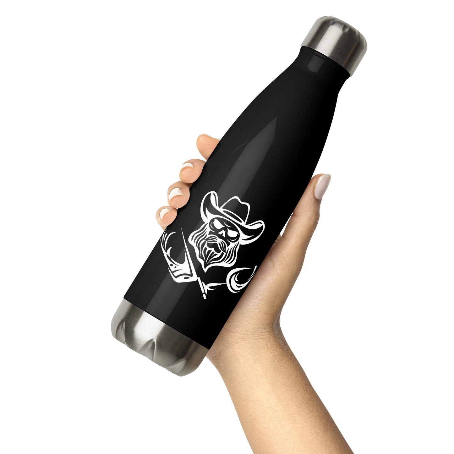 Black Stainless Steel Water Bottle