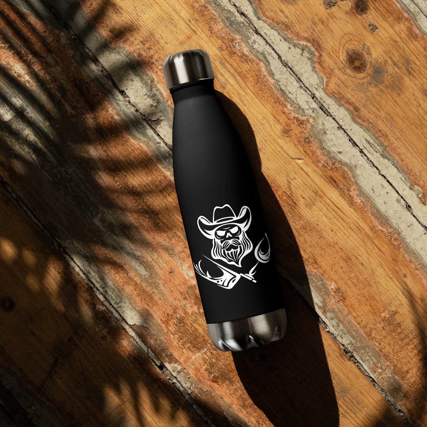 Black Stainless Steel Water Bottle