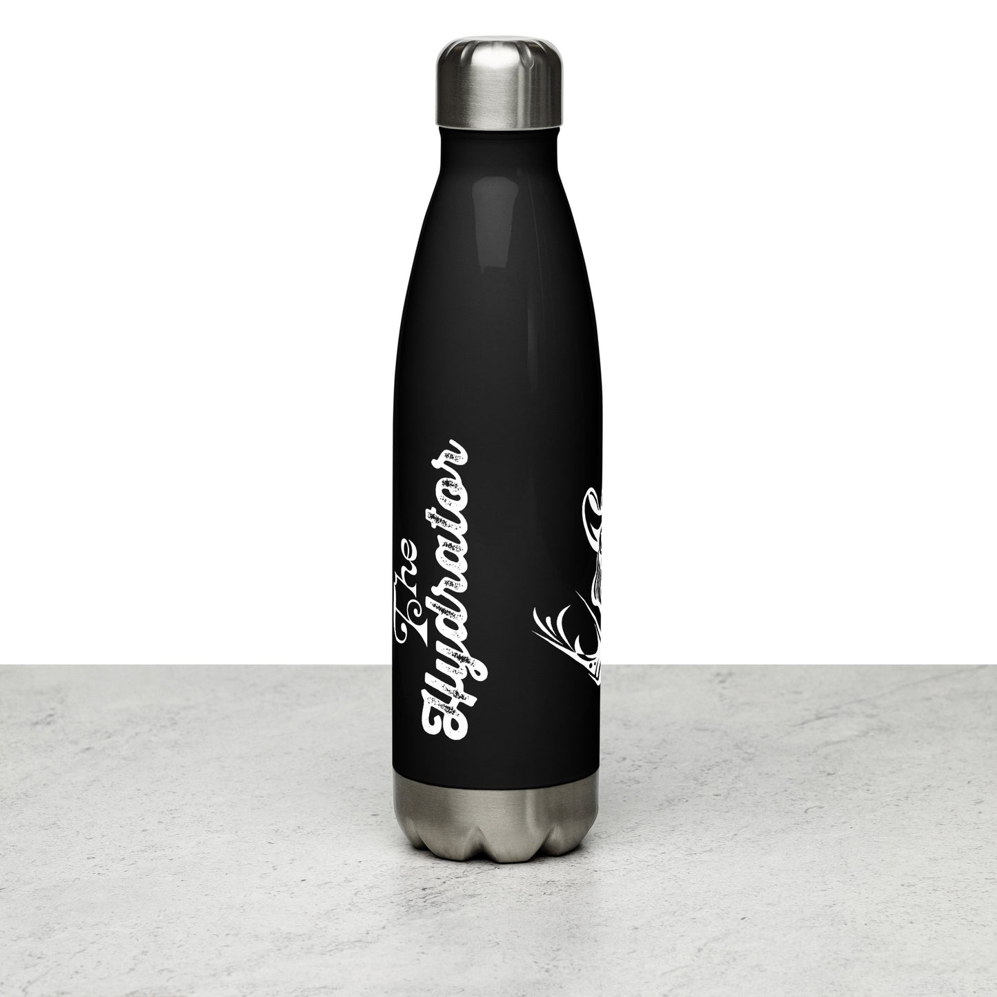 Black Stainless Steel Water Bottle